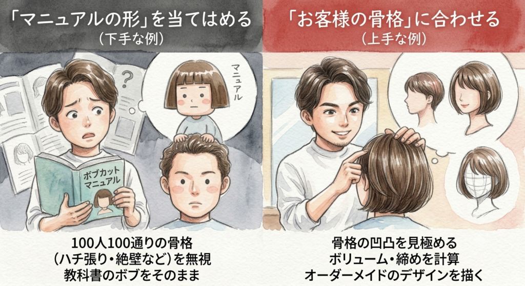 カットが上手い美容師と下手な美容師の違い